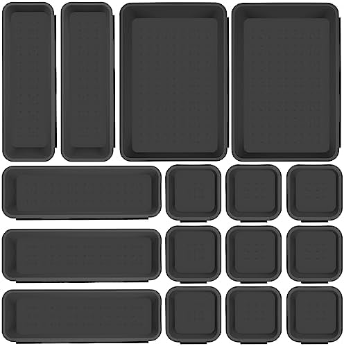 Royouzi Juego de 16 cajones organizadores para cajones, caja de a...