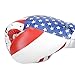 Synthetic Leather Boxing Gloves – Special Edition USA Flag Design – Lace Up Training & Sparring Gloves – Muay Thai, Kickboxing & MMA – 14 oz / 16 oz – Huracan Premium (US Flag, 14 oz)