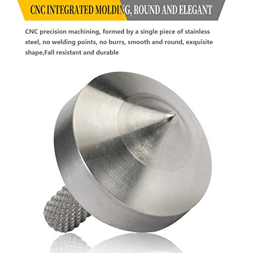 CHEETOP Stainless Steel Spinning Top, Precision Mini Desktop Gyroscope, Kill Time Reduce Stress ADHD Toys, Perfect Balance Gyro (Style 1) - Thumbnail 4