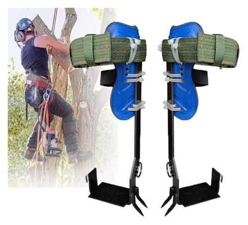 DARZYS Tree Climbing Spikes, Tree Climbing Gear, Stainless Steel Tree Climbing Tool, Non-Slip Pedal for Hunting Observation(2claws)
