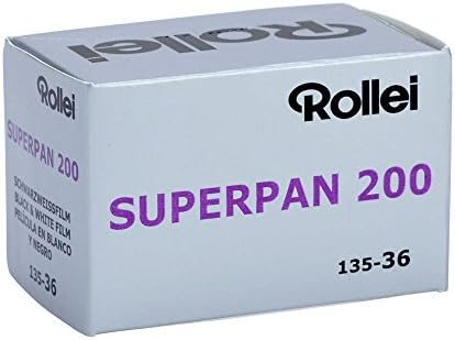 Rollei Superpan 200 Black and White ISO Negative Film 35mm x 100f...