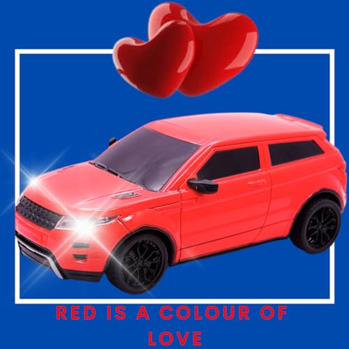 Image of KIDZYMON RC Car High Speed Mini 1:24 Scale USB Rechargeable Remote Control Car for Kids | Racing Car I Red Colour