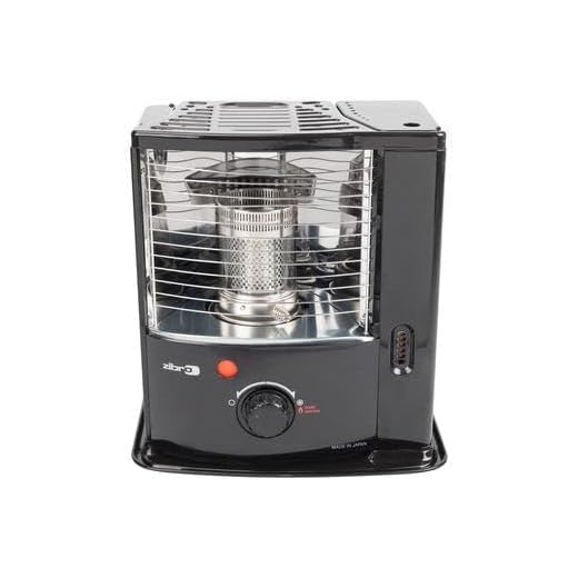 Suinga Estufa de Parafina con Mecha RS 122 - Calefacción Eficiente y Portátil para Hogar, negro