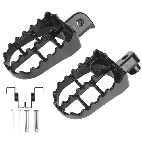 Repose-pieds en aluminium usiné pour moto CRF80 et CRF100F de cross