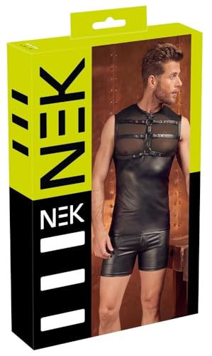 NEK Top-21615161721 Débardeur, Noir, L Homme