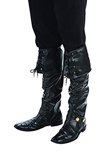 Forum Novelties Men's Deluxe Adult Pirate Boot Covers with Studs
