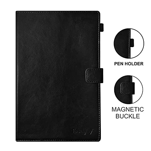 Image of Fastway Multi Protective Leather Case with Viewing Stand and Card Slots Flip Cover for Realme Pad Mini 8.7 inch Tablet (Black)