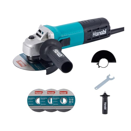 Hanabi Esmerilhadeira Angular Lixadeira Politriz Portatil 3 Discos 110V