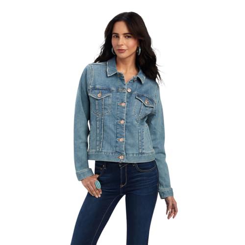 ARIAT Manteau en Jean Veste Femme aux finitions haut de gamme