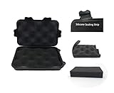 Zest ST Anti-Pressure Shockproof Container Box Plastic Dry Storage Box with Foam Floating Survivor Dry Case for Outdoors Waterproof Container (Black)