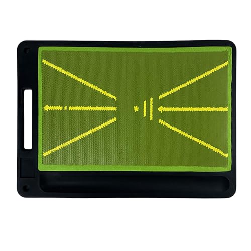 Tapis de pratique du golf haut de gamme avec guide de trajectoire visuel et base lourde
