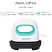 MAIKESUB Mini Heat Press Machine Easy to Use for T Shirts Shoes Hats Small HTV Iron on Vinyl Projects Portable Heating Transfer Iron Green (Green)