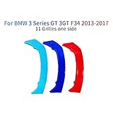 Solo apto para BMW Serie 3 GT Gran Turismo 2013-2016 11 vigas. Antes de comprar, confirma el modelo, el año y el número de vigas de la rejilla delantera única.