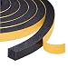 Self Adhesive Foam Gasket Tape 1/2" W X 1/2" T for Doors Soundproofing Weather Seal Strip Insulation, 13 Ft Length (2 Rolls of 6.5 Ft Each)