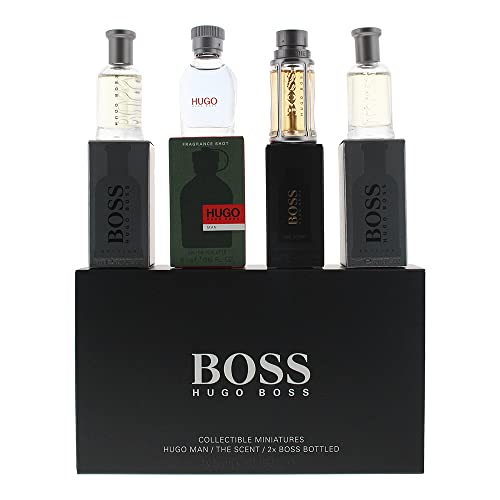 Hugo Boss Boss Collectible Miniatures Set Man Bottled Edt 2X 5 Ml+Hugo Men Edt 5 Ml+The Scent Edt 5 Ml - 5 ml