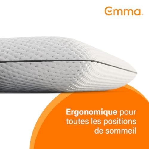 Oreiller mémoire de forme 40x70 respirant Emma