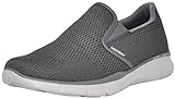 Skechers Men's Equalizer Double Play, Charcoal/Orange, 7.5