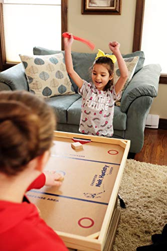 Carrom Champion Nok Hockey Game (Standard Size) — Wooden Board Games for Adults & Children — Indoor and Outdoor Games for Family — Sports Board Games - Thumbnail 2