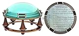 Vergrößerung: ca. 10-fach Hanzla Collection Briefbeschwerer & Lupe Vintage Büro Tisch Dekorative Antik Messing Lupe nautische Kartenleser