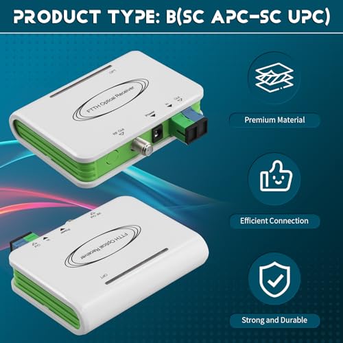 CATV Onu FTTH receptor óptico WDM con nodo activo SC y enchufe UE 3