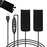 Cubremanillar para motocicleta, 5 V, impermeable, calentador calentado – Puños eléctricos para manillar de motocicleta, para hombres y mujeres, carretera diaria, turismo, ciclismo al aire libre