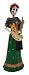 Ebros Gift Mexican Dias De Los Muertos La Pintora Mexican Lady Skeleton Day of The Dead Decor Figurine 8.25" H As Halloween Ossuary Macabre Statue Graveyard Skulls and Skeletons Themed Sculpture