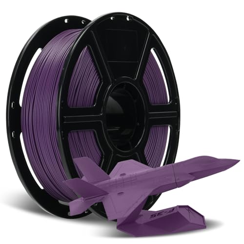 Image of FLASHFORGE Carbon Fiber PLA Filament 1.75mm Iris Purple, Reinforced 3D Printer Filament 1kg, Lightweight & High-Strength PLA-CF Filament, Strong & Easy to Print