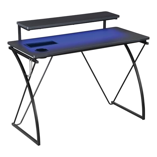 OSP Home Furnishings Biome Battlestation Gaming Desk
