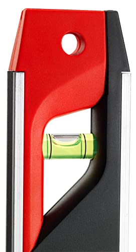 SOLA TPRO Torpedo-Wasserwaage, 22,9 cm, magnetisch, Schwarz/Rot