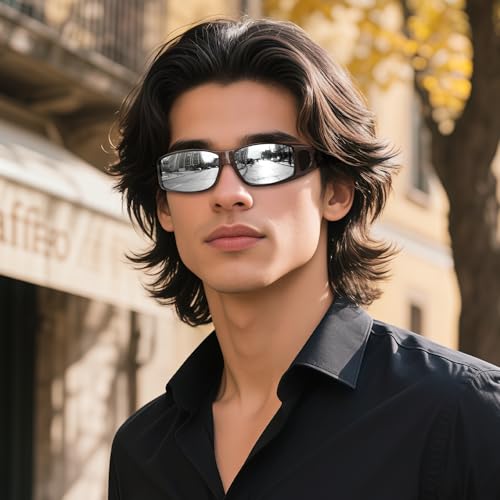 Image of Fit Over Glasses Sunglasses Polarized Men UV400 Sport Shades