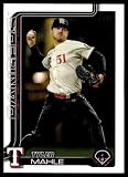 2025 TOPPS UPDATE #US152 TYLER MAHLE TEXAS RANGERS BASEBALL OFFICIAL TRADING CARD OF MLB