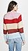 J.O.A. Women's Multi Stripe Sweater, Multi Stripe, Large