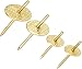 OOK 59243 18 Piece Assorted One Step Hangers, Brass