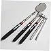 ULTECHNOVO 5pcs Portable Telescopic Inspection Mirror for Vehicle Maintenance Detection Tool Non- Handle for Auto Repair and Daily Inspections