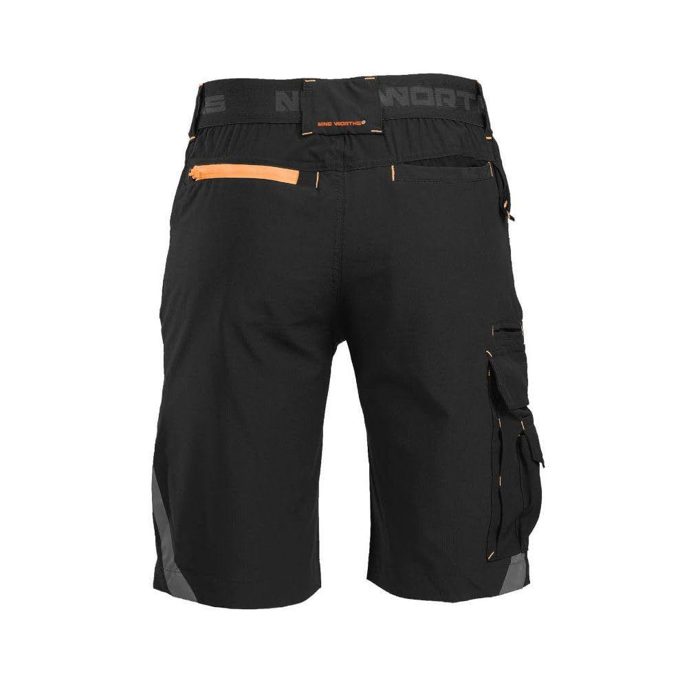 North Ways Bermuda De Travail Horn Noir/Orange
