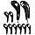 Andux Number Print Golf Iron Club Head Covers with Zipper Long Neck RH 10pack/Set