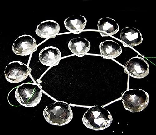 Quartz cristal de roche perle cœur pour créer vos bijoux de mariage bohème