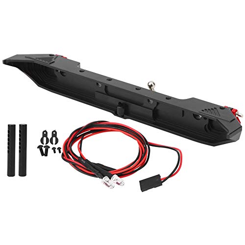 Vbestlife 2Led Lights Metal Rear Bumper With D-Rings Fit For Axial Scx10 Iii Axi03007 1/10 Rc Car Model #TOP2