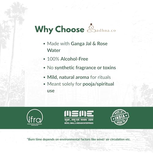 Image of Jasmine (Mogra) Alcohol-Free Attar Spray for Home & Pooja (100 ML) | Natural Long-Lasting Room Spray & Home Fragrance | Pooja Spray for Aarti & Meditation | Chemical-Free, Skin-Safe