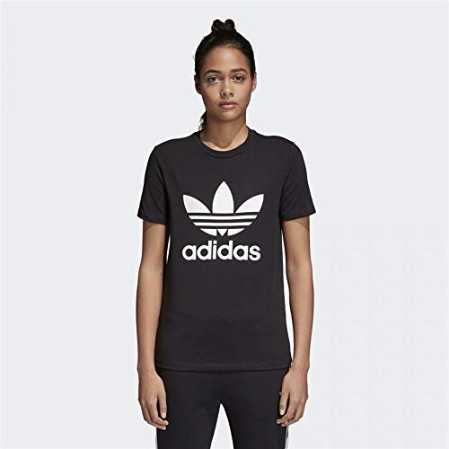 T-shirt Adidas Trefoil femme pour un look décontracté en terrasse ou au parc