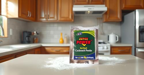Image of KITTO - Super Power Cockroach Organic Powder inchGuaranteed effect inch Pack Of 4 (4 x 10 g)