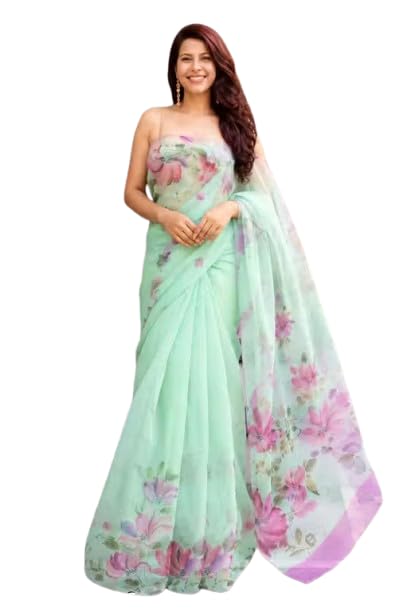 PURE COTTON MUL MUL SAREE, PRINTED SAREE WITH BLOUSE PICNEW SAREE, NEW COTTON SAREE, RED SAREE SOFT COTTON SRAEE,SOFT COTTON SAREE WITH-picture-37