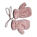 Boys Snow Mittens - Soft Warm All-Finger Gloves with Anti-Loss Strap, Outdoor Winter Mittens | Preschool, School, Yard, Backyard, Skiing, Skating, Snow Play for Children Aged 1-10 Years Old Boys