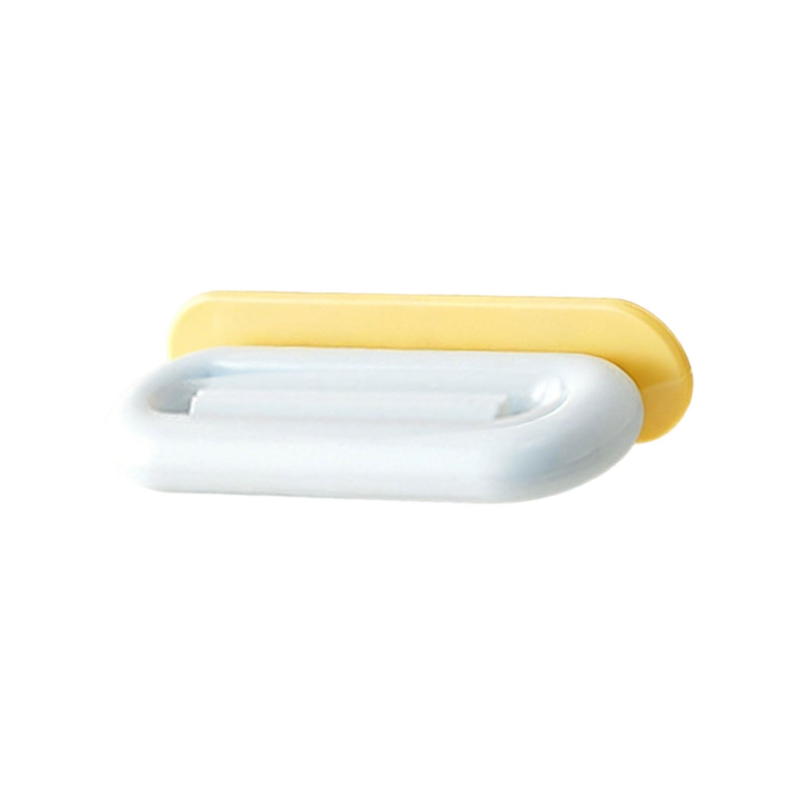 ABS Wall Mount Toothpaste and Cosmetic Holder for Tidy Shower Countertops Toothpaste Squeeze Clip