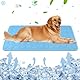 Oziral Kühlmatte für Hund aus Eisseide, Haustier Kühlmatte Dog Cooling Mat Haustier Eismatte Selbstkühlende Matte Hunde & Katzen Kühl Hundedecke Kaltgelpad Haustier Matte für Kisten (50 * 40CM)