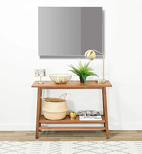 Espejo-de-Bano-60X80-Liso-Smooth-Horizontal-Espejo-de-bano-Moderno-baanio-para-Bano-Salon-o-Recibidor-de-facil-instalacion-Luna-Sencilla-Versatil-y-Muy-Funcional