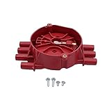 1 Set SHLPDFM Red Distributor Cap and Rotor DR475,929420,D328A,10452458 Compatible With 1996-07 Chevy GMC Olds Isuzu Blazer Express Savana Sierra Sonoma 4.3L V6 262 Vortec