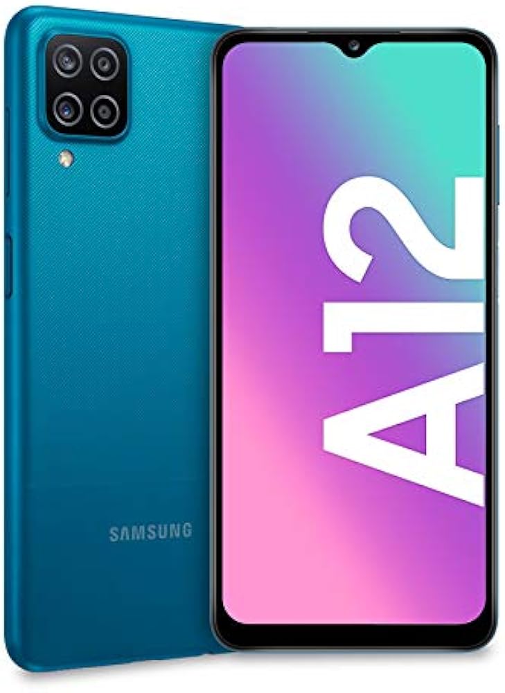 Samsung galaxy a12 smartphone cellualre telefonino 64 gb ram 4 gb 4 fotocamere SM-A127FZBVEUE