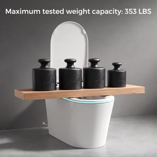 Image of TOTTE Smart Toilet with Bidet Built-in, 353 LB Max Load, Heated Seat, Instant Warm Water, Warm Air Dryer, Elevated Comfort Height, Auto Open /Close Lid, Foot Sensor Flush, One-Piece Toilet, White