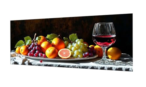 Idée cadeau loisirs créatifs : broderie diamant fruits vin rouge